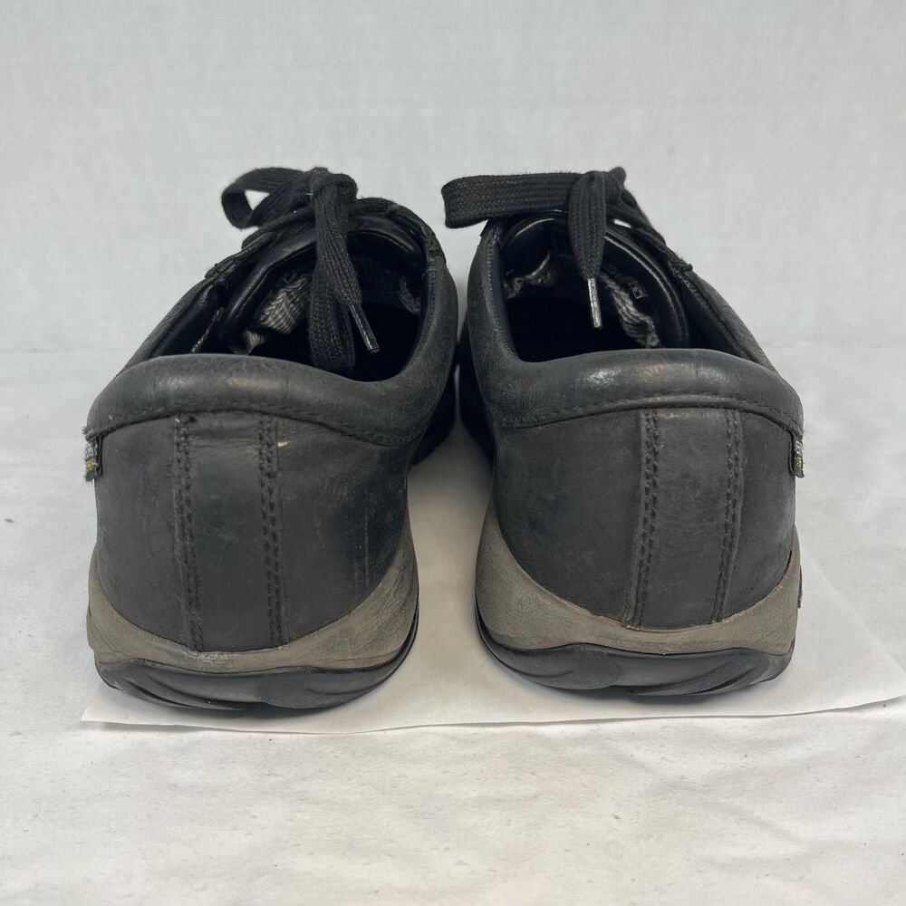 Keen Austin Oxford Shoes Leather Lace Up Casual Work Shoes Black Men 9.5 - Picture 3 of 8